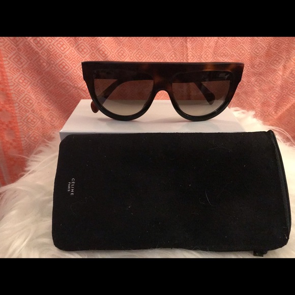 NWT! CELINE HAVANA AUTHENTIC AVIATORS W/CLOTH+CASE - Picture 3 of 7